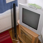 Vends ensemble meuble+tv+range cd.